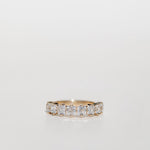 asscher cut diamond wedding ring