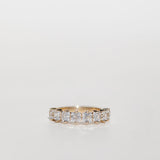 asscher cut diamond wedding ring