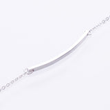 White gold 9ct bar bracelet