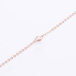  bezel set diamond bracelet 9ct rose gold 