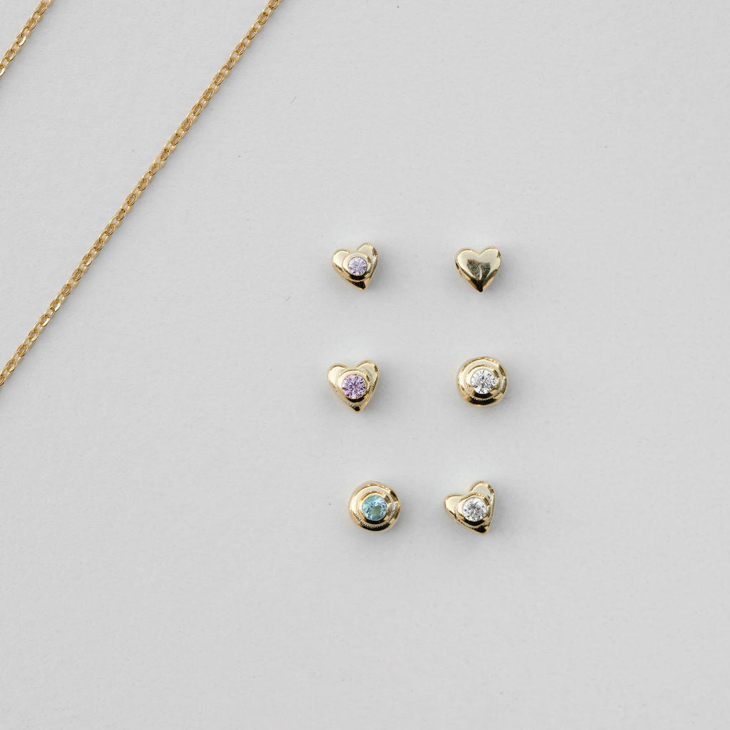 birthstone pendants and necklace