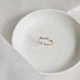 Branch Ring - beautifully set marquise shape diamonds