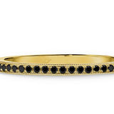 Briana - black diamond wedding or eternity ring