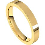 3mm cigar flat wedding ring