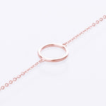Rose Gold 9ct Circle Bracelet Fine Jewellery