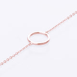 Rose Gold 9ct Circle Bracelet Fine Jewellery