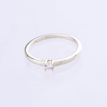 classic solitaire ring white gold 