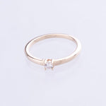 classic solitaire ring yellow gold 
