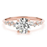Diamond Scatter Engagement Ring