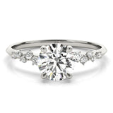 Diamond Scatter Engagement Ring