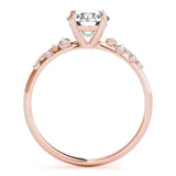 Diamond Scatter Engagement Ring