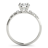 Diamond Scatter Engagement Ring