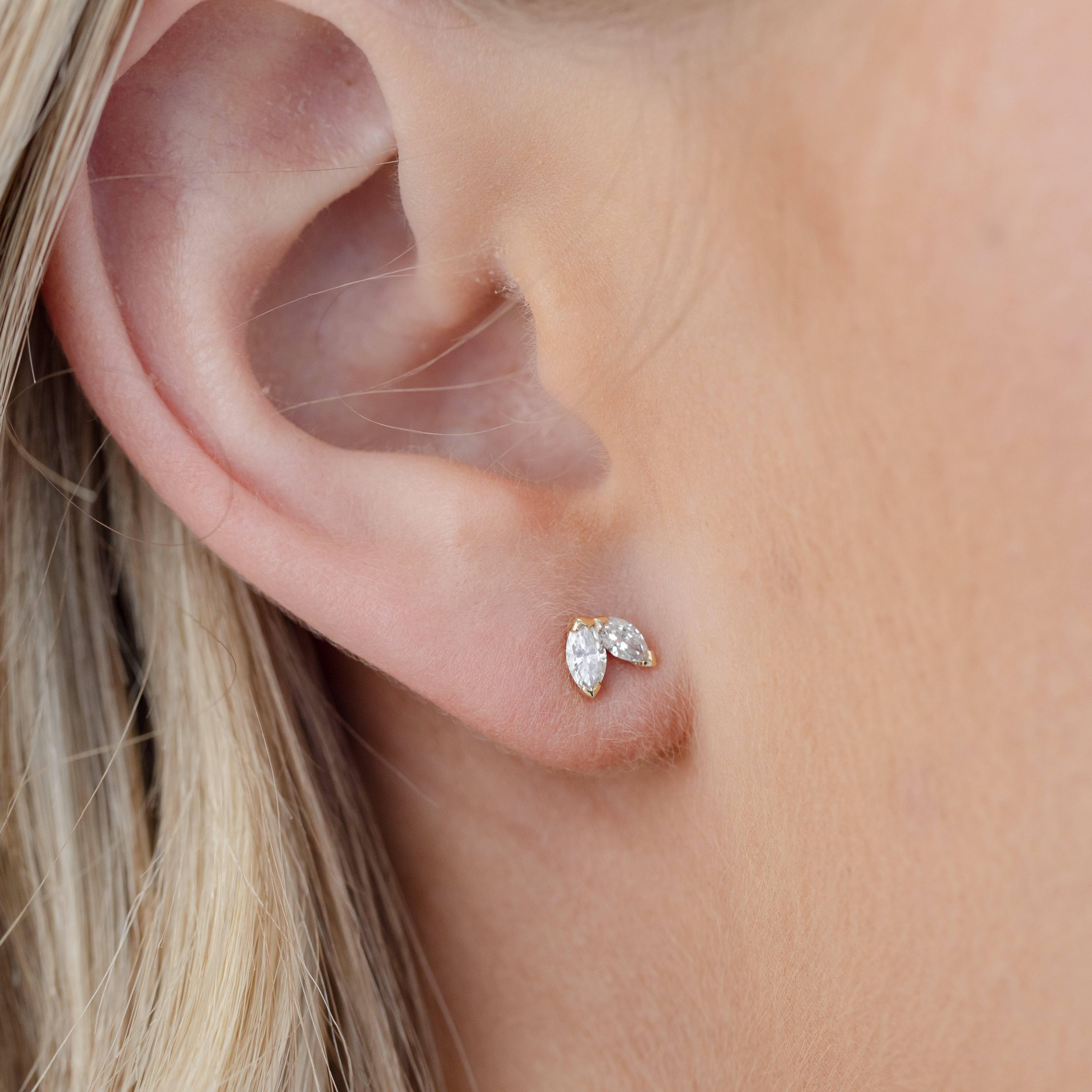 double marquise earrings 