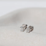 emerald cut diamond earrings 