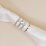 white gold diamond wedding ring, white gold plain wedding ring, white gold marquise shape diamond engagement ring