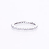 Gem studded ring with diamonds or moissanite
