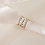 marquise shape diamond ring, plain white gold wedding ring, diamond wedding ring with millgrain edges