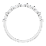 white gold diamond wedding ring with marquise diamonds