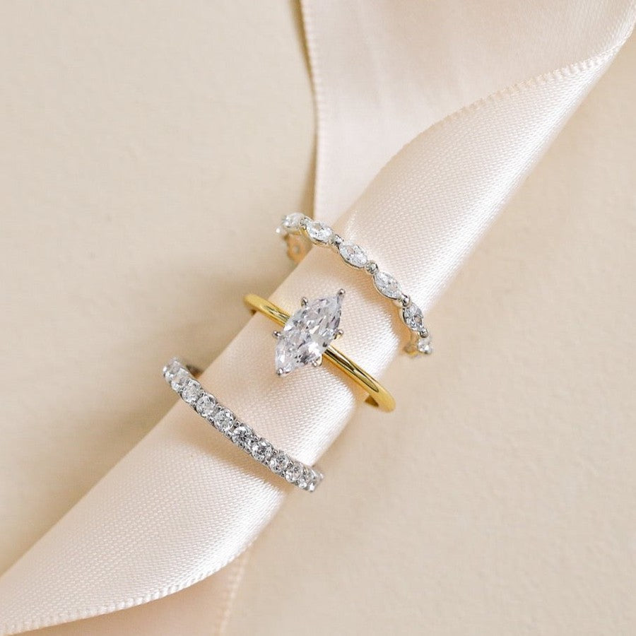 yellow gold marquise diamond engagement ring, marquise shape diamond ring, diamond wedding ring