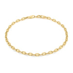 gucci link 9kt yellow gold bracelet