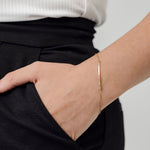 Gold Bar Bracelet Engravable