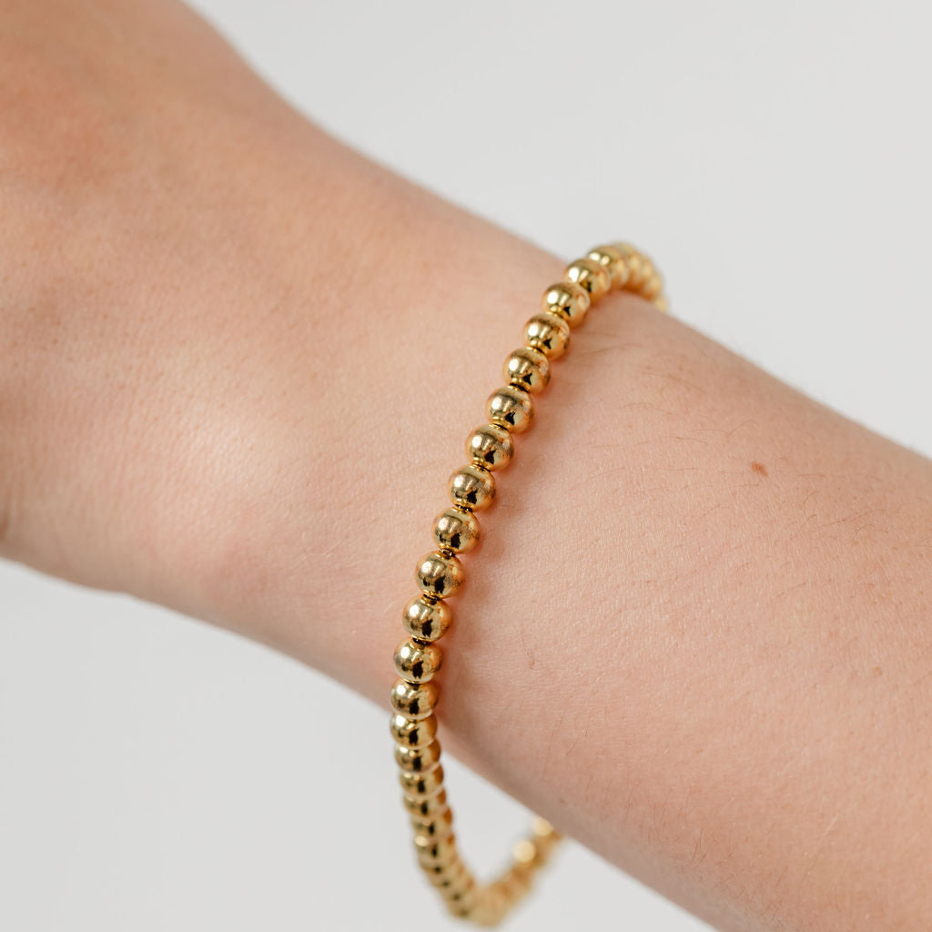 maxi gold ball bracelet 