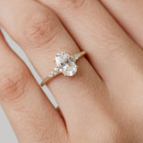 Unique Oval Engagement Ring