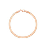 herringbone bracelet rose gold 