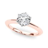 Holly - The classic knife edge solitaire engagement ring