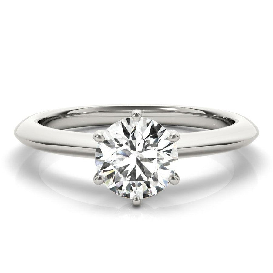 Holly - The classic knife edge solitaire engagement ring