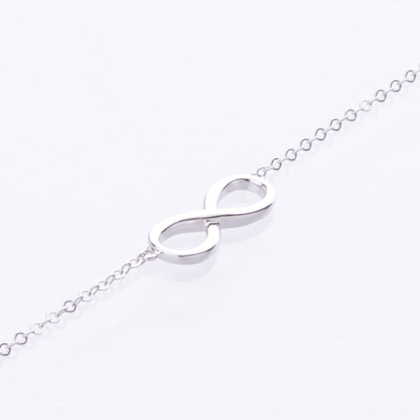 silver infinity bracelet