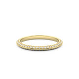 Sassi | Diamond Knife Edge Wedding Ring