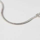 lab grown diamond tennis necklace 3