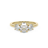 Lauren Oval Trilogy Engagement Ring