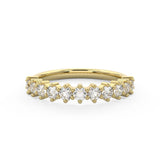 Lottie Statement Moissanite Ring in Yellow Gold