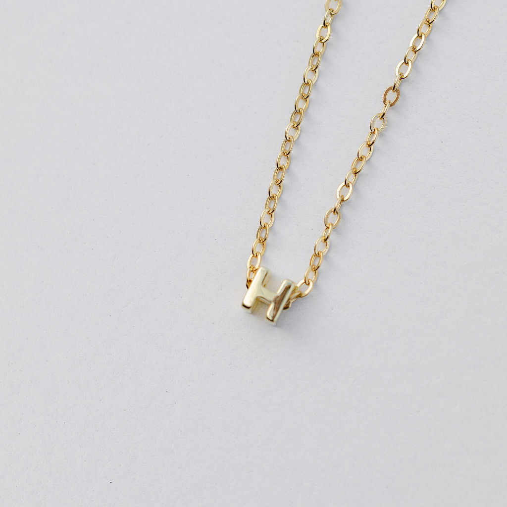 love letter pendant yellow gold