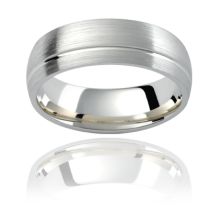 Luis | Defined and dignified mens wedding ring