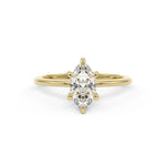Marquise Cut Diamond Solitaire Engagement Ring 1.05ct Lab Grown
