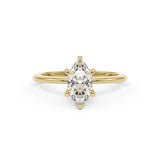 Marquise Cut Diamond Solitaire Engagement Ring 1.05ct Lab Grown
