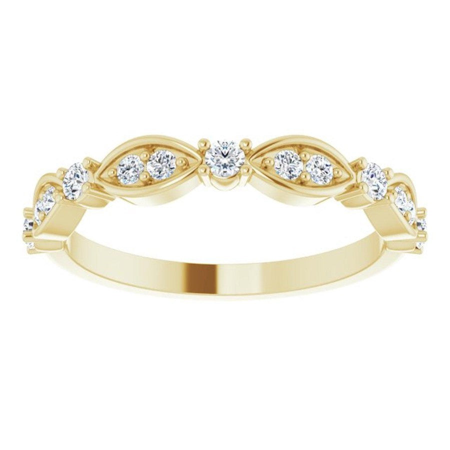 marquise shape bezel setting with round diamonds 