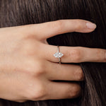 Marquise Cut Solitaire Engagement Ring Platinum