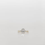 oval cut diamond engagement ring with diamonds on the band