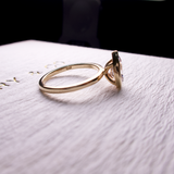 pear cut diamond ring gold