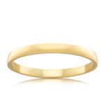 plain band stacking ring yellow gold 