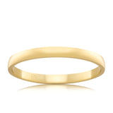 plain band stacking ring yellow gold 