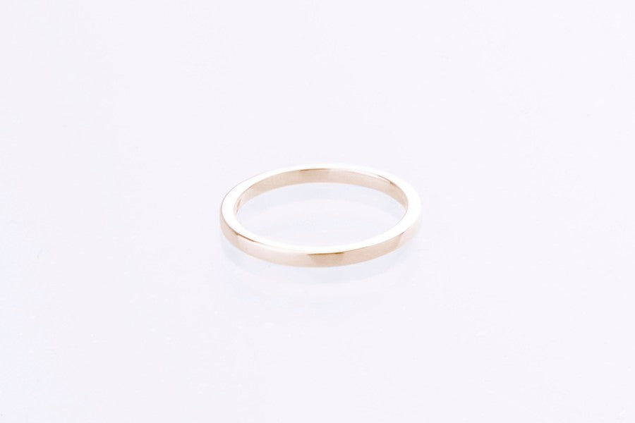 plain band stacking ring yellow gold 9kt