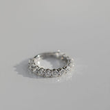 platinum statement diamond wedding ring