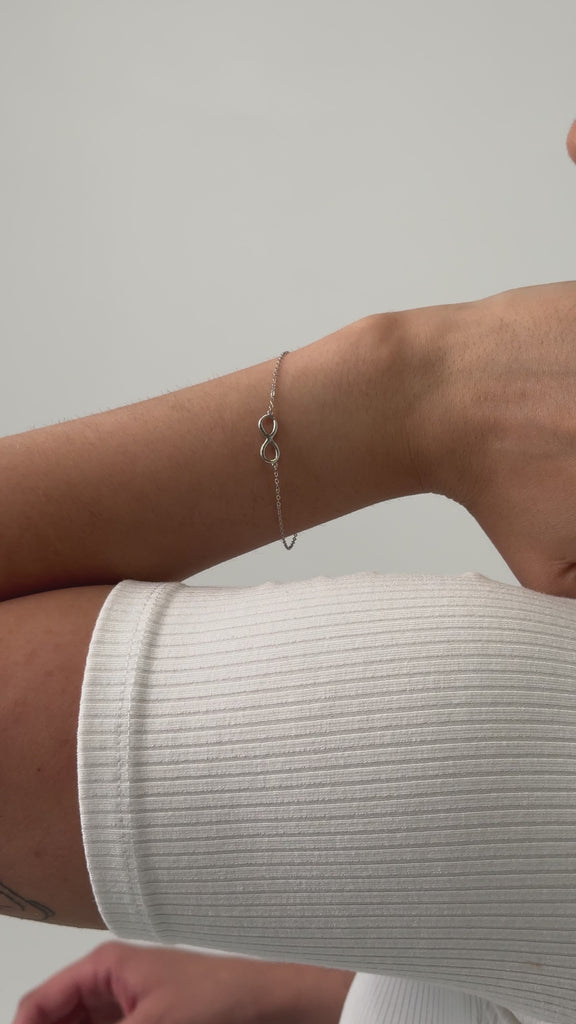 Gold infinity bracelet harry and co jewellery