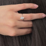 marquise diamond solitaire engagement ring