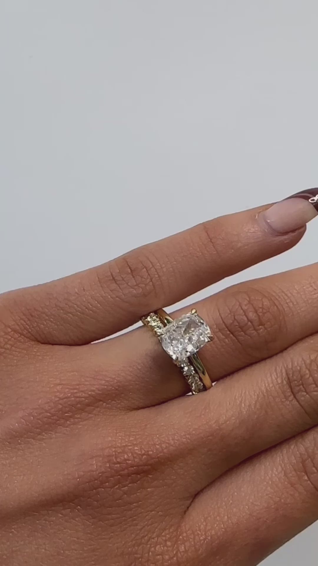 Halo Cushion Cut Engagement Ring Salice 14K Rose Gold – Imagine Diamonds